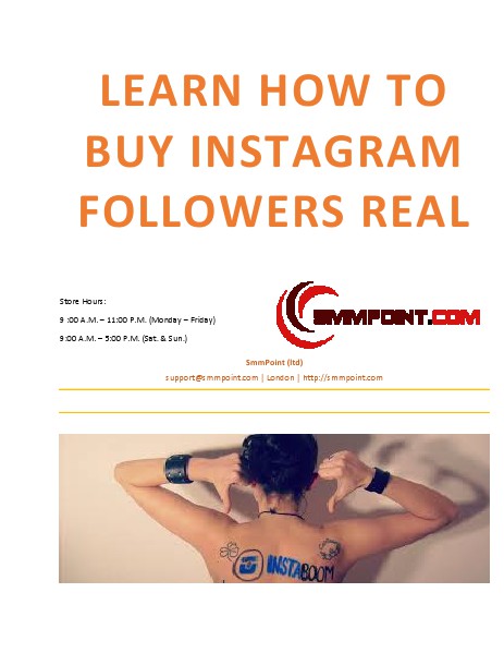 Learn How to buy Instagram followers and likes Apr. 2015