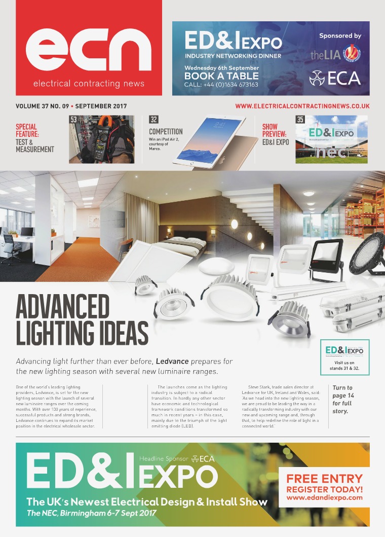 Electrical Contracting News (ECN) September 2017