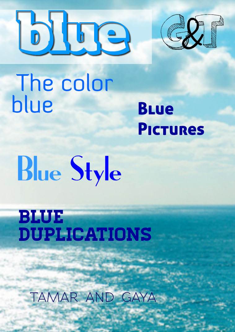 blue blue