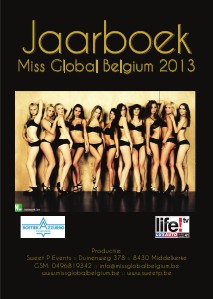 Miss Global Belgium Jaarboek 2013 Nov. 2013