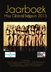 Miss Global Belgium Jaarboek 2013