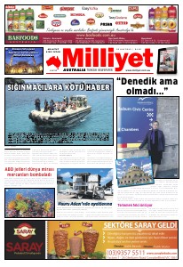 Milliyet Australia Turkish Newspaper 23 July 2013 / 88