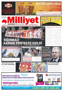 Milliyet Australia Turkish Newspaper 30 July 2013 / 89