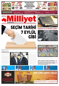 Milliyet Australia Turkish Newspaper 06 August 2013 / 90