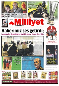 Milliyet Australia Turkish Newspaper 30 April 2013 / 76