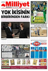 Milliyet Australia Turkish Newspaper 14 May 2013 / 78