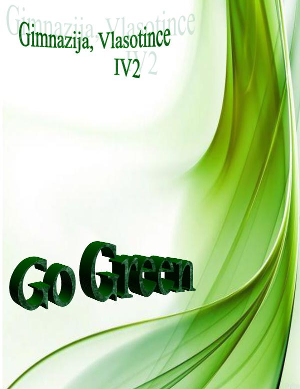 GO GREEN Go Green magazine