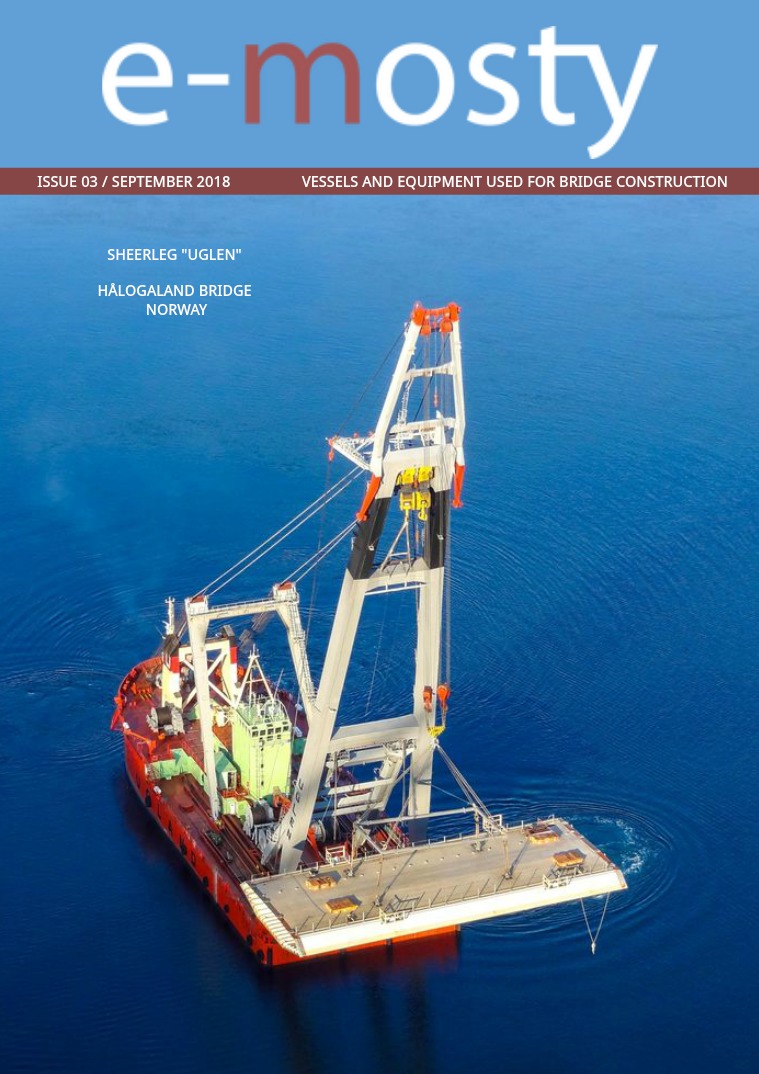 e-mosty September 2018 Vessels and Equipment Used for Bridge Construction