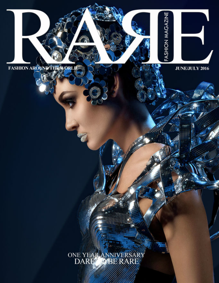 Rare Fashion Magazine June/July 2016  One Year Anniversary June/ July 2016  One Year Anniversary