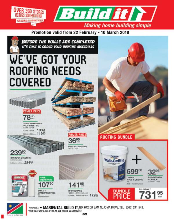 Build It Namibia - Mariental 22 Feb - 10 Mar 2018