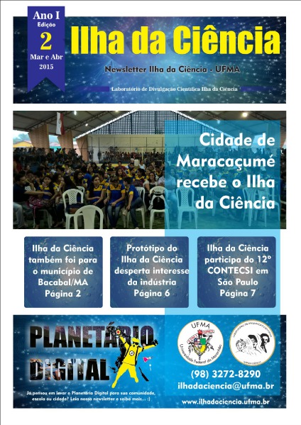 Newsletter Ilha da Ciência EDIÇÃO 2 May. 2015