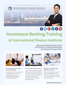 Finance and Investment Banking Classes