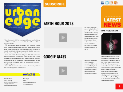 Urban Edge DIGI Mag 01 March 2013