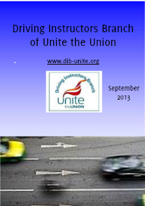 Driving Instructors Branch of Unite the Union September 2013