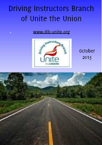 Driving Instructors Branch of Unite the Union October 2013