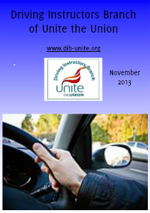 Driving Instructors Branch of Unite the Union November 2013
