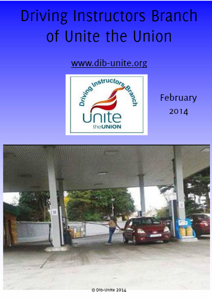 Driving Instructors Branch of Unite the Union February 2014