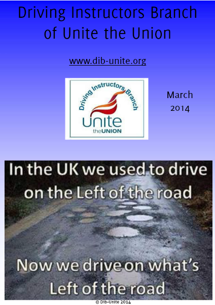 Driving Instructors Branch of Unite the Union March 2014