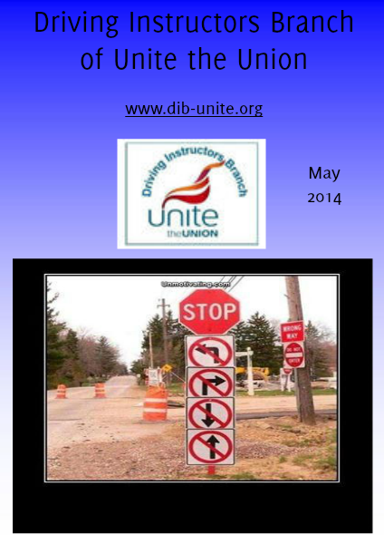 Driving Instructors Branch of Unite the Union May 2014