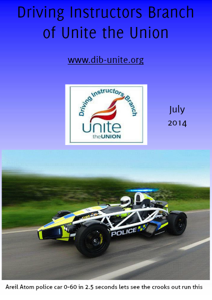 Driving Instructors Branch of Unite the Union July 2014