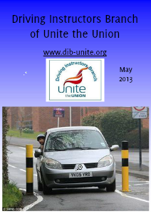 Driving Instructors Branch of Unite the Union May 2013