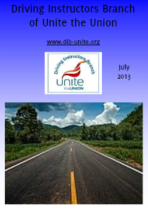 Driving Instructors Branch of Unite the Union July 2013