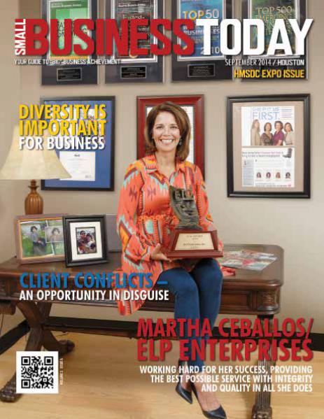 Small Business Today Magazine SEP 2014 ELP ENTERPRISES