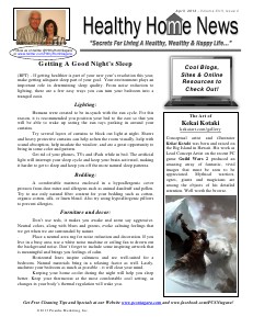 Healthy Home Newsletter April 2013 - Volume XVII, Issue 4