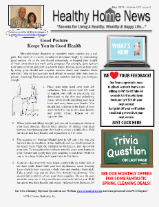 Healthy Home Newsletter May 2013 - Volume XVII, Issue 5