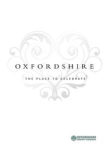 Oxfordshire, the place to marry