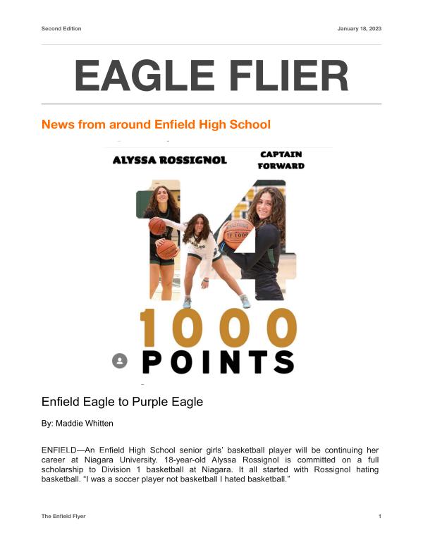 Eagle Flier News January 2023