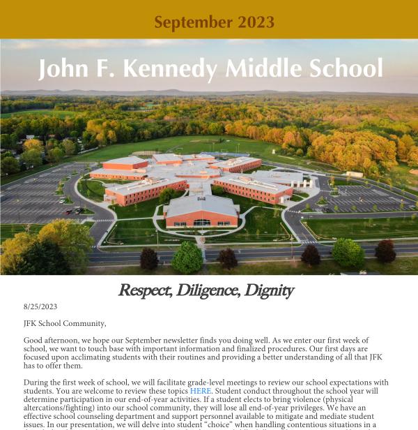 EPS: JFK Sept 2023 newsletter