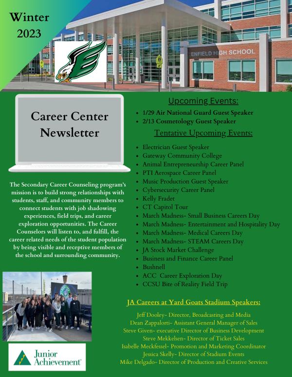 Winter 2023 Career Center Newsletter