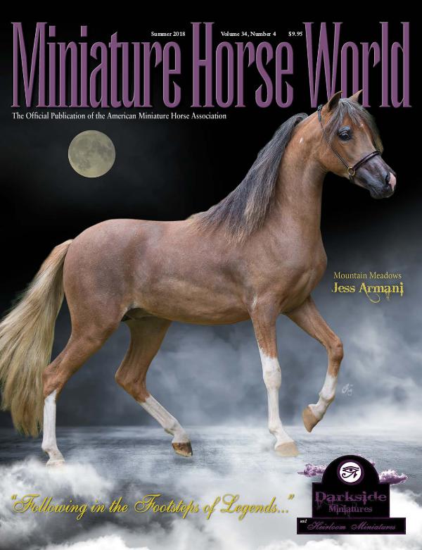2018 Miniature Horse World Magazine SUMMER Volume 34, Number 4