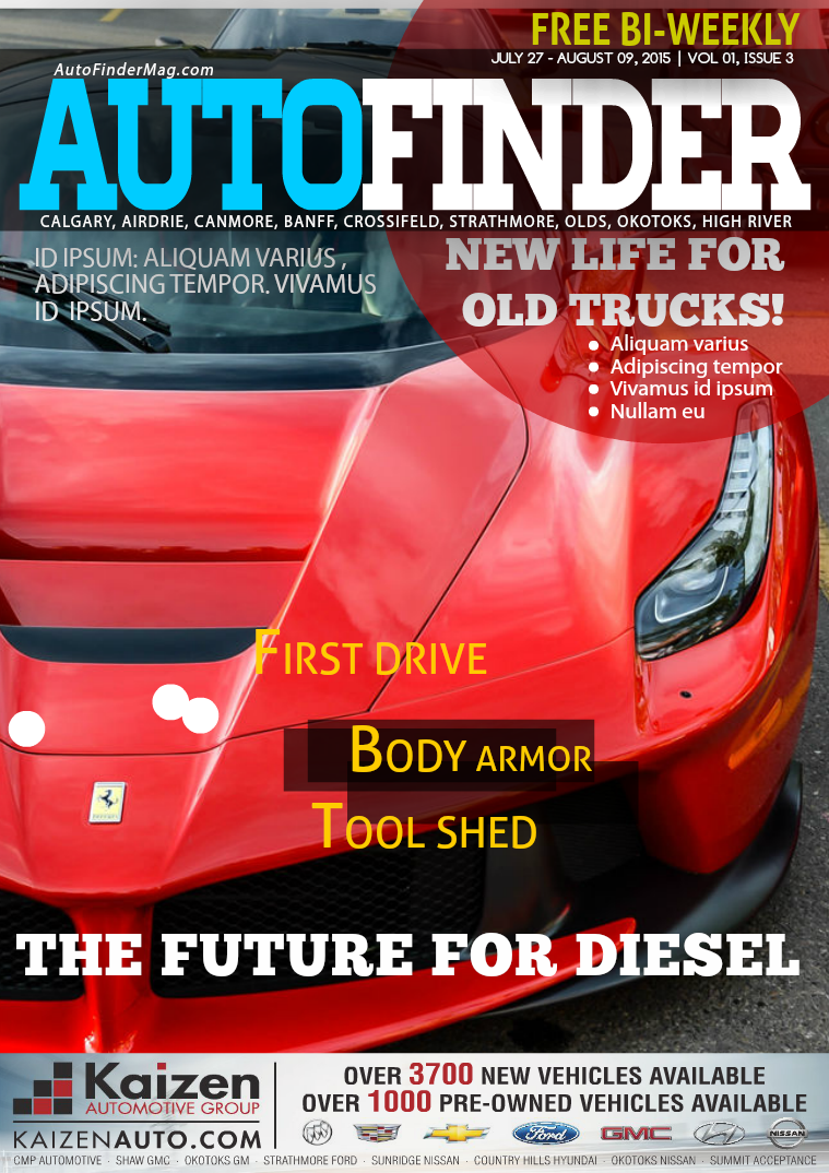 AutoFinder Magazine The Drive: Issue 3, Vol 1