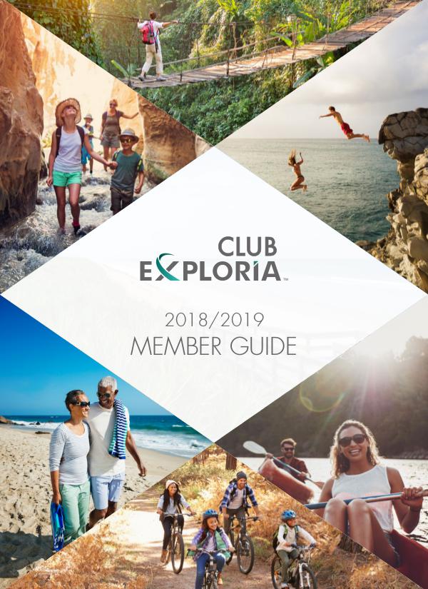 Club Exploria Member Guide 2018/2019