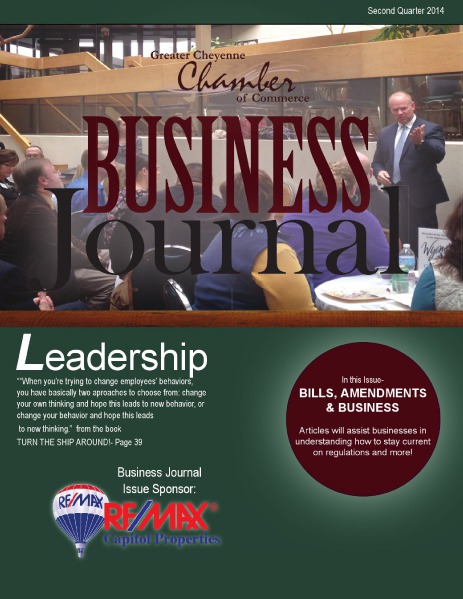 Greater Cheyenne Chamber of Commerce Business Journal Q2 2014