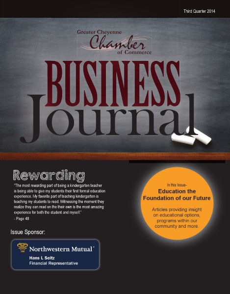Greater Cheyenne Chamber of Commerce Business Journal Q3 2014
