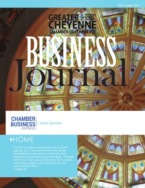 Greater Cheyenne Chamber of Commerce Business Journal Q3 2015