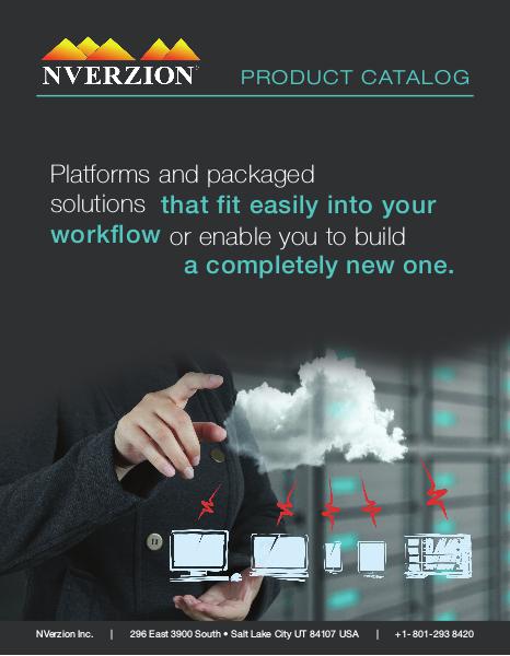 NVerzion 2016 NVerzion New Products Catalogue Spring/Summer 2018