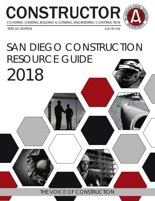 AGC San Diego CONSTRUCTOR - 2018 Resource Guide Special Edition 2018