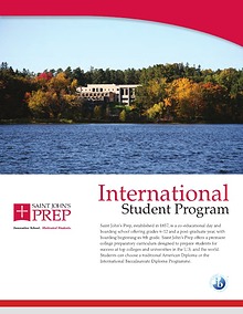Saint John's Preparatory School - International Brochure