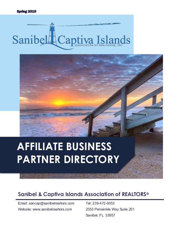 Affiliate Directory Spring 2019
