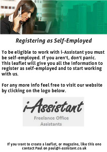i-Assistant - Registering as Self-Employed i-Assistant - Registering as Self-Employed