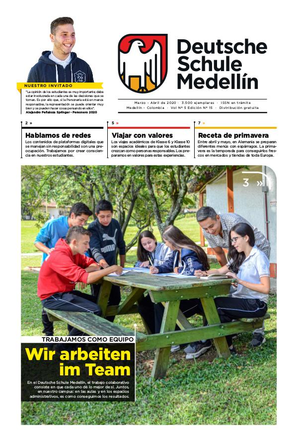 YACA-Periódico institucional del Colegio Alemán Medellín Vol Nº 5 Edición Nº15