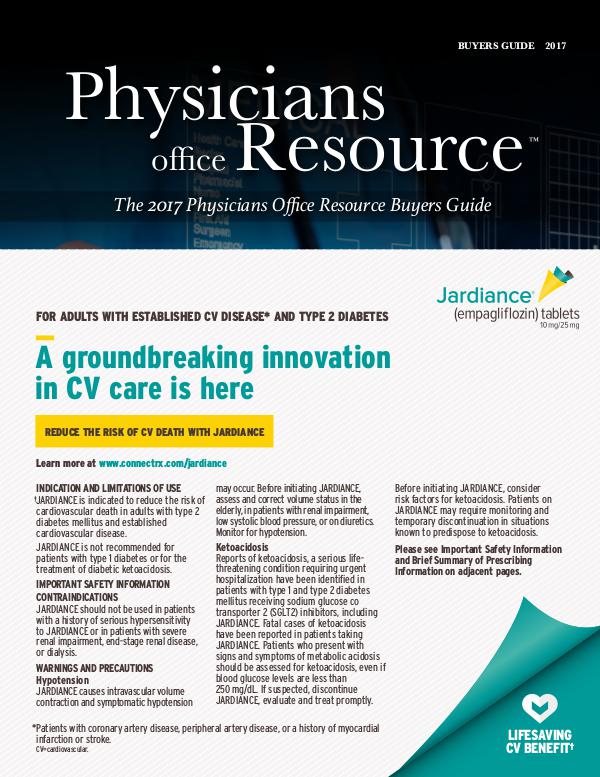 Physicians Office Resource Volume 11 Issue 01