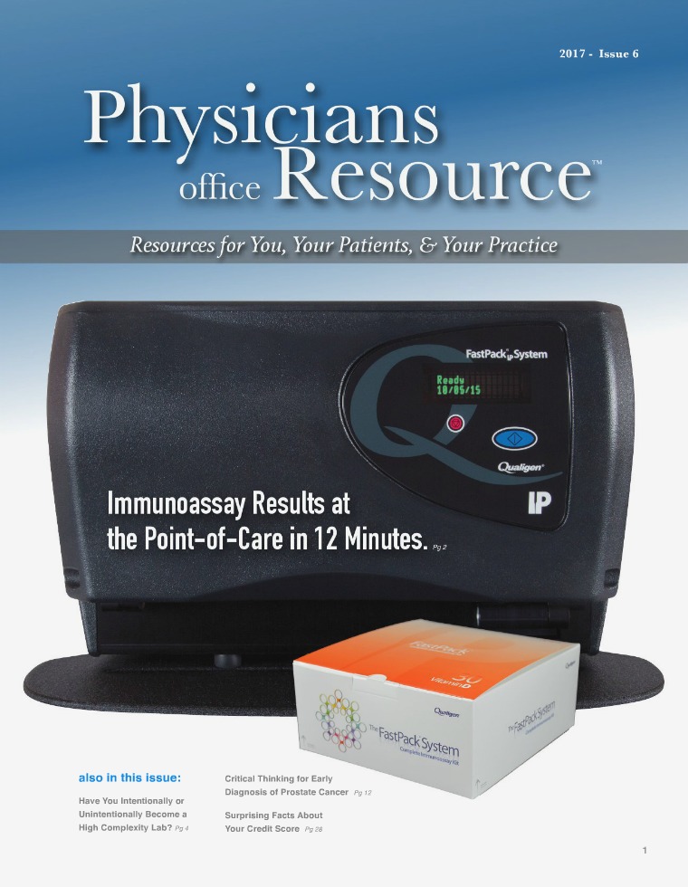 Physicians Office Resource Volume 11 Issue 6