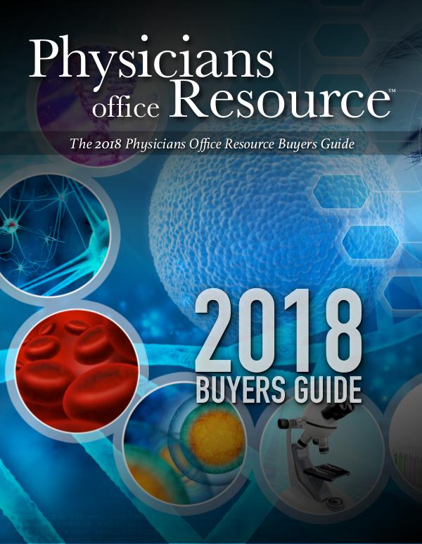Physicians Office Resource Buyers Guide 2018