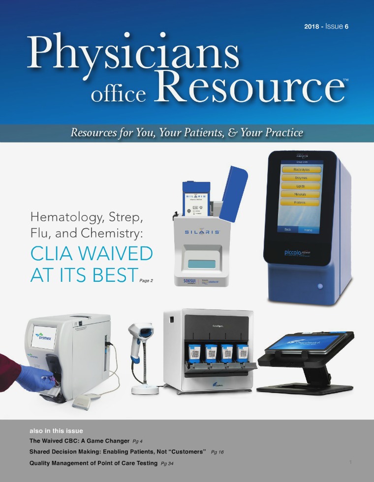 Physicians Office Resource Volume 12 Issue 6