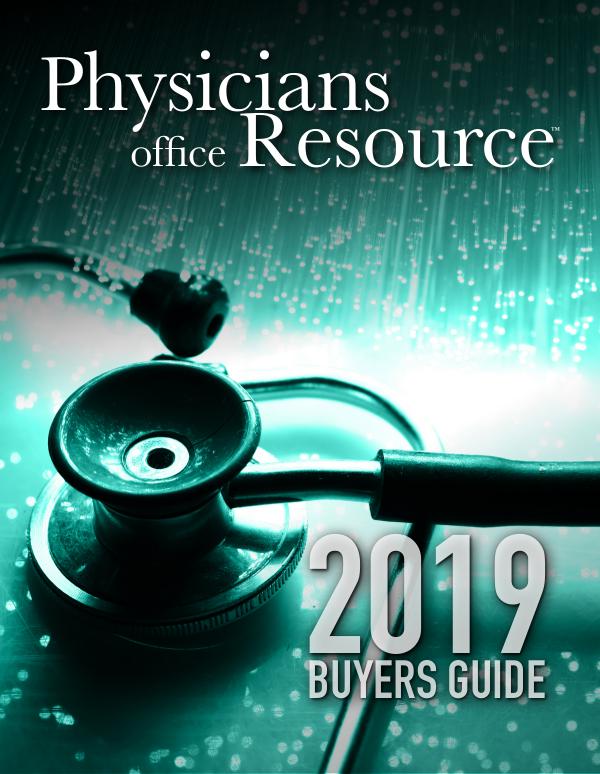 Physicians Office Resource Buyers Guide 2019